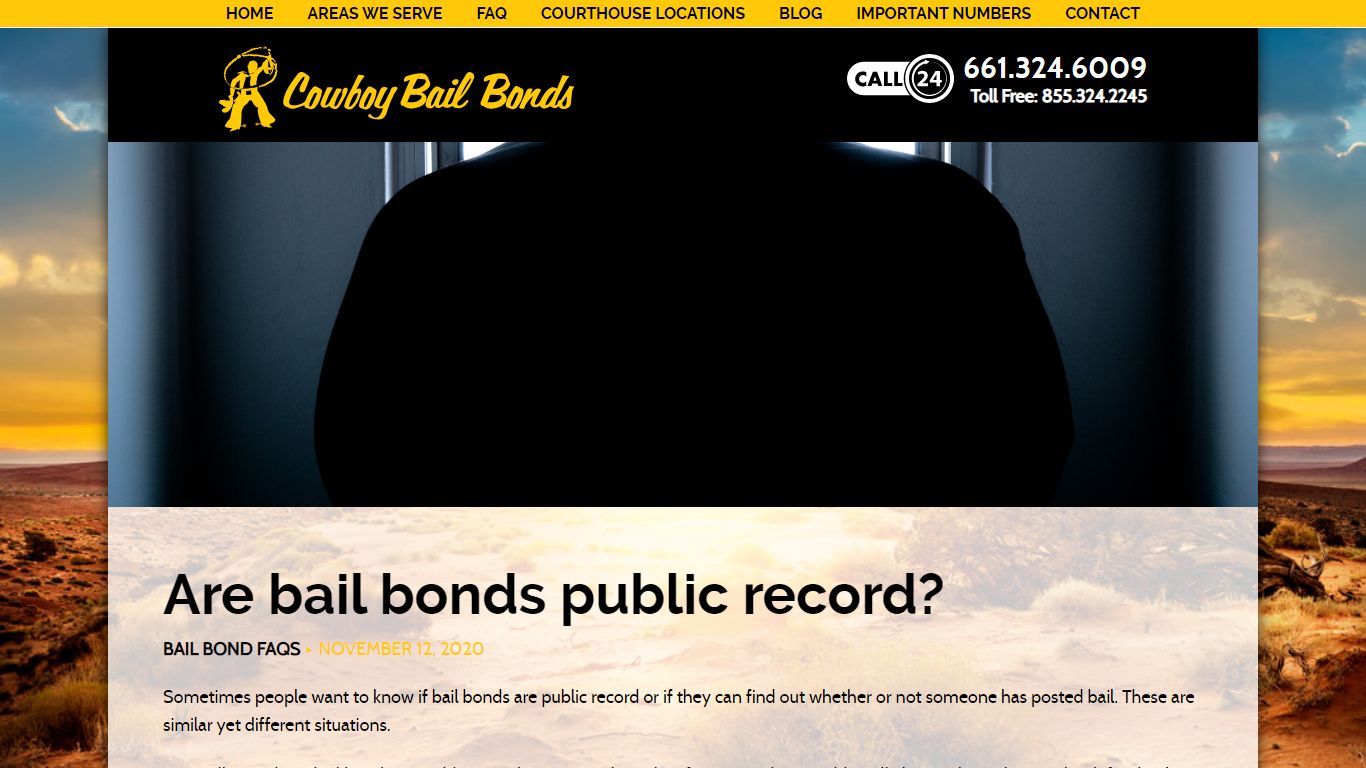 Are bail bonds public record? - Cowboy Bail Bonds